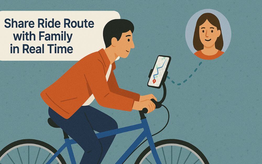 share ride details with your family in the real time in apple maps