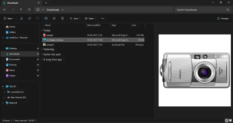 file explorer add-ons powertoys tool showing unsuported files in preview pane.