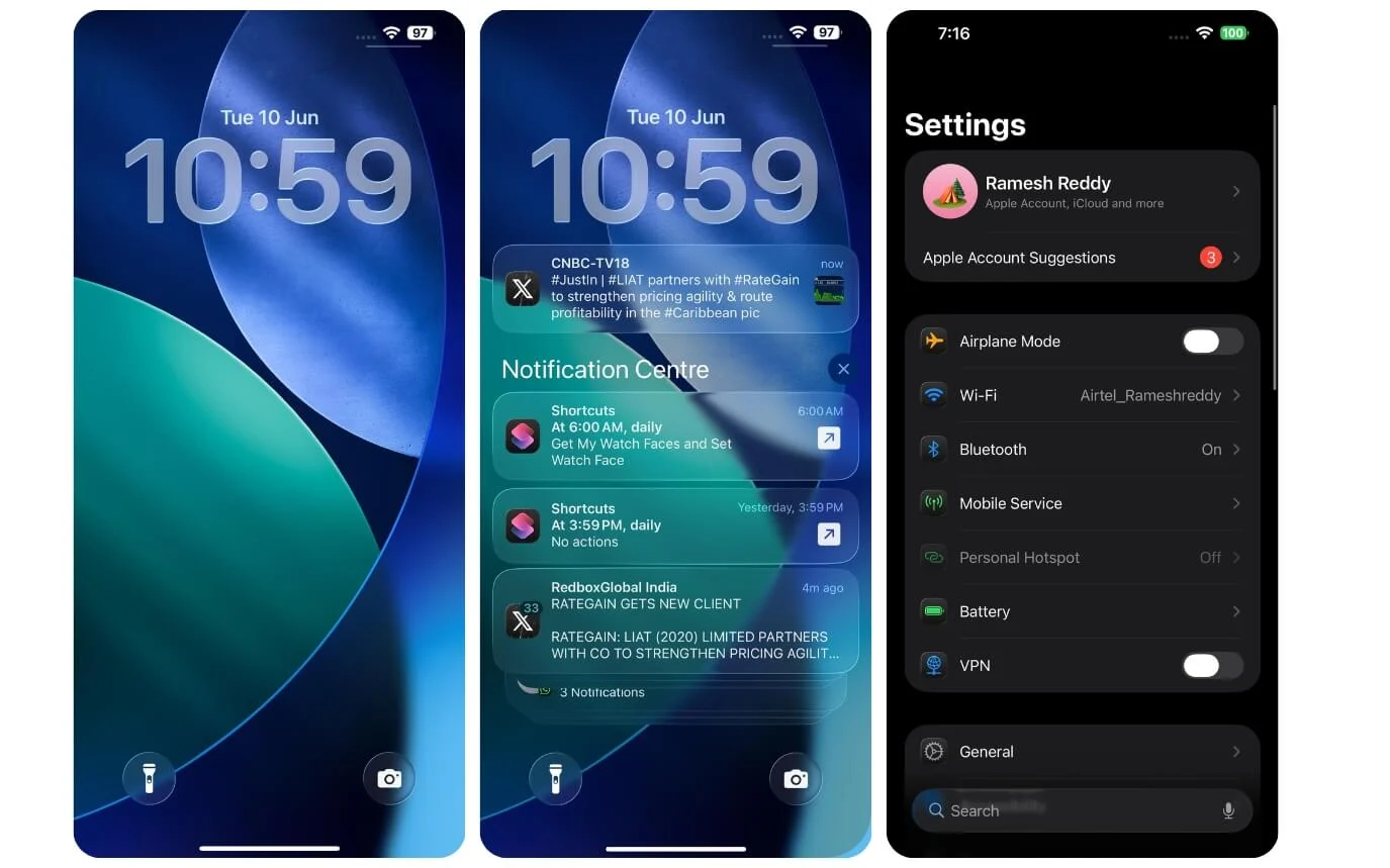 ios 26 screenshots