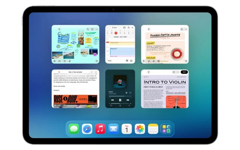 better multitasking support on ipad