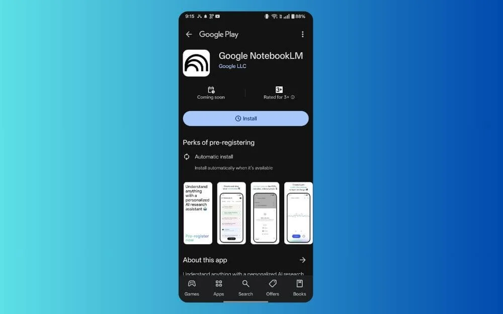 google notebook llm app coming soon