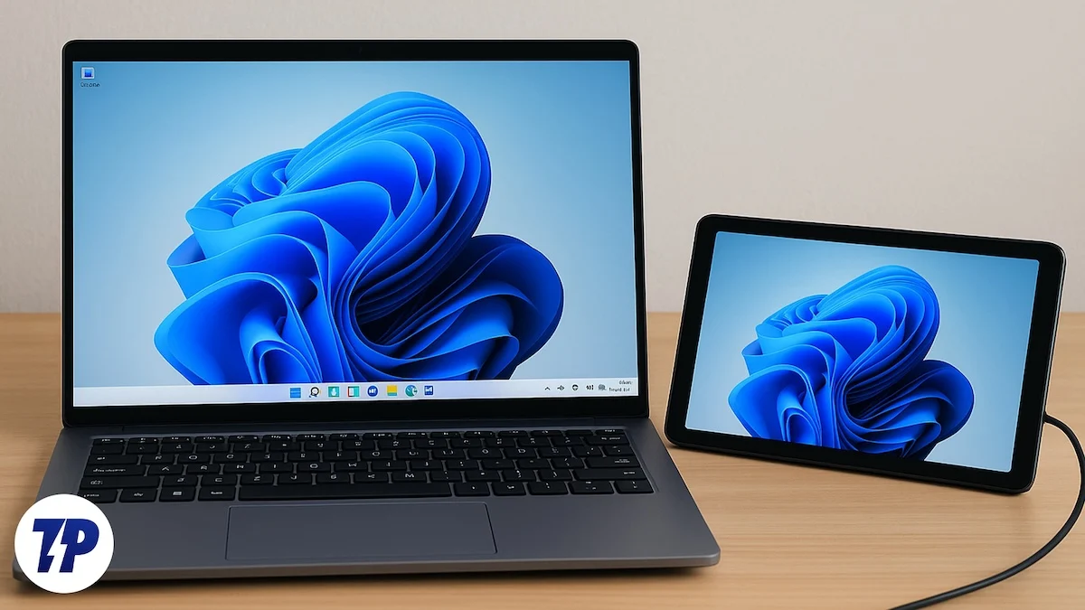 android tablet as portable display on pc