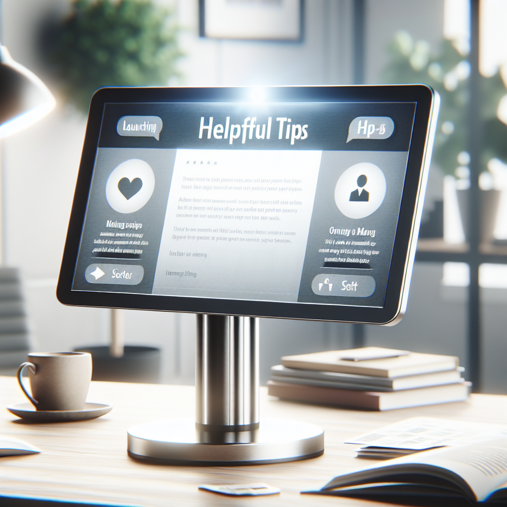 Tip Screen