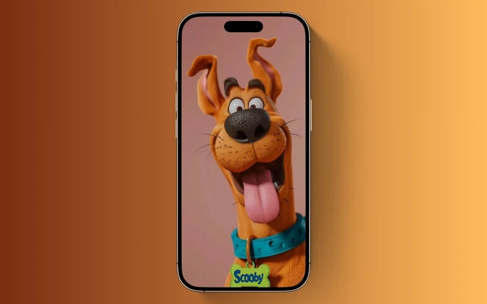happy scooby-doo lock screen wallpaper