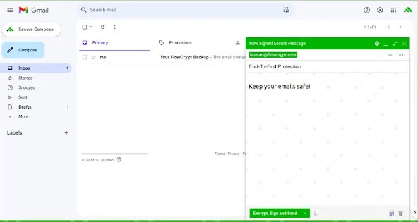flowcrypt extension for gmail