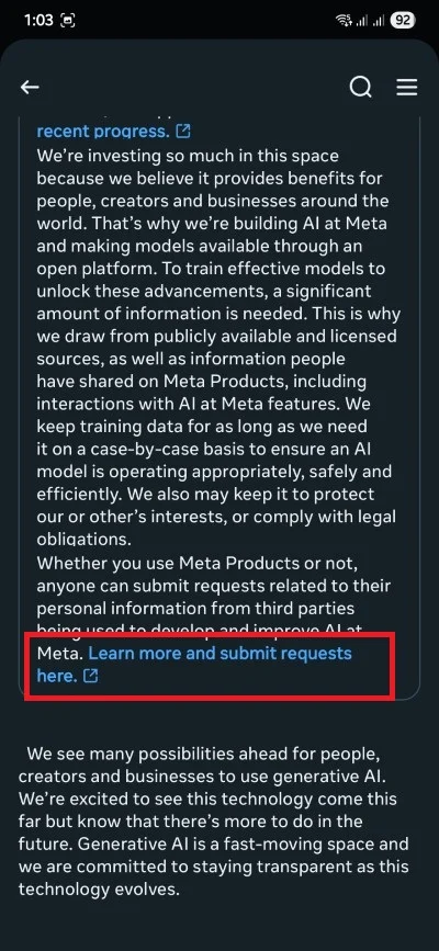 submit a request