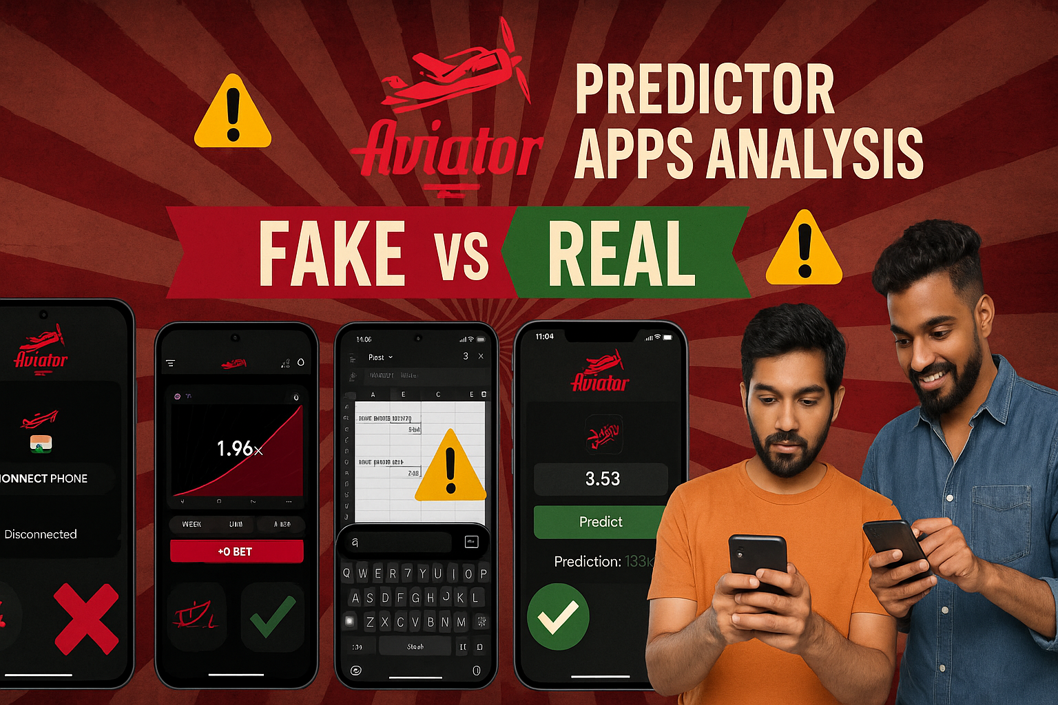 Aviator predictor apps analysis comparison fake vs real tools India