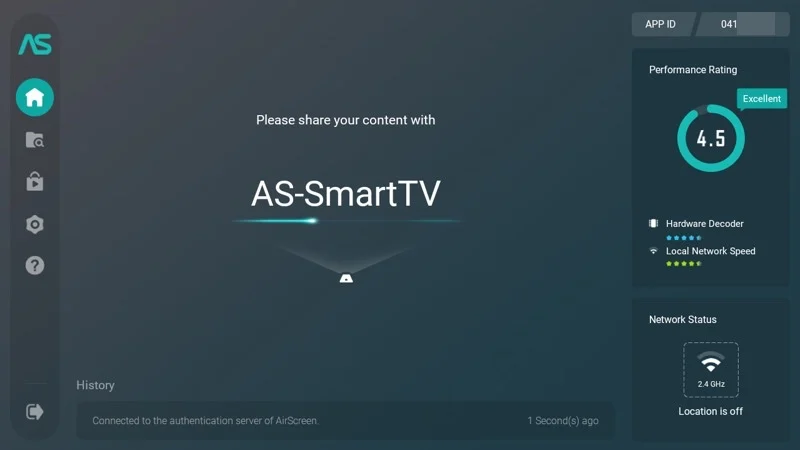 airscreen android tv app.