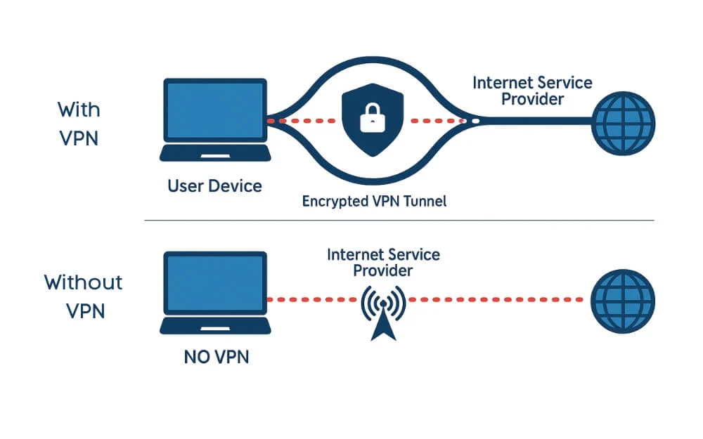 how vpn works on a high level
