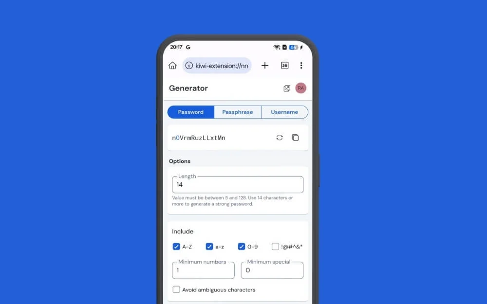 bitwarden password manager extension