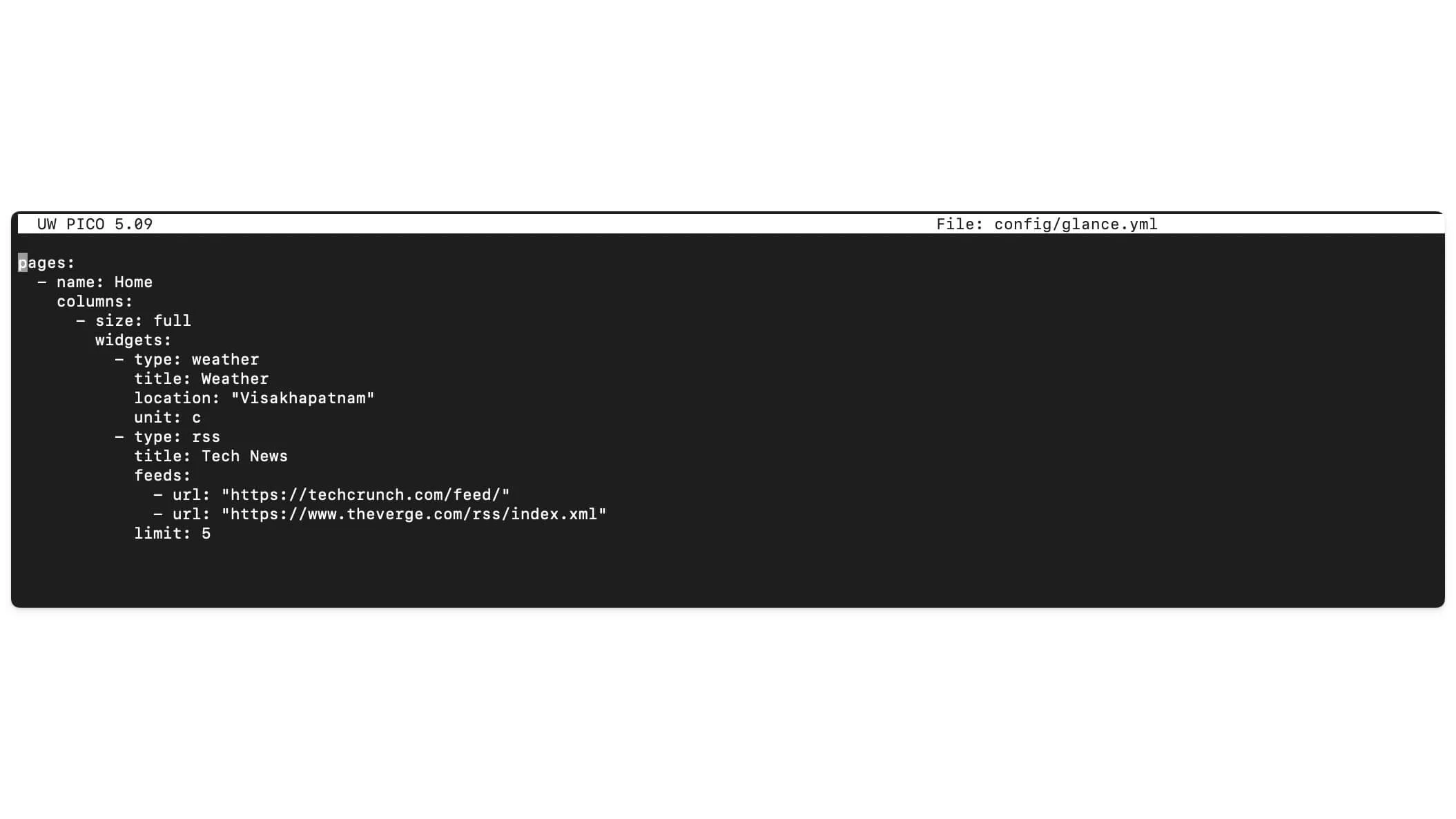 basic config folder