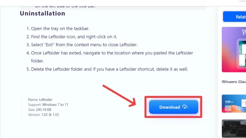 download leftsider