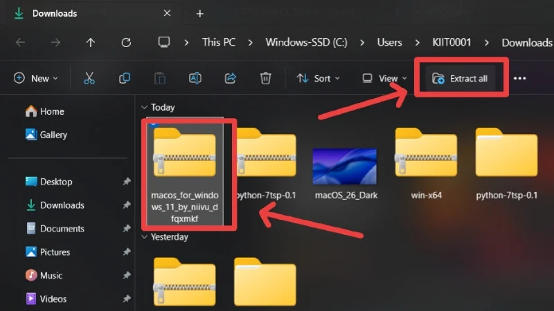 extract macos theme for windows 11 