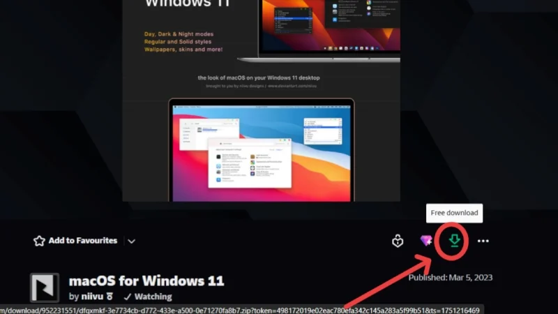 download macos theme for windows 11