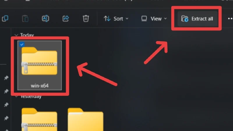 extract folder