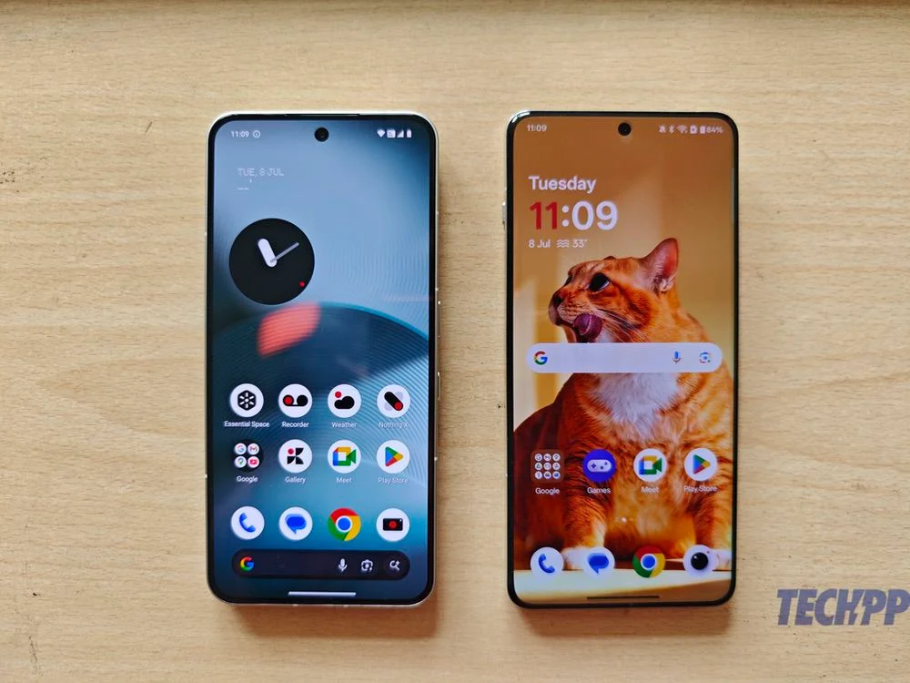 nothing phone (3) vs oneplus 13 software
