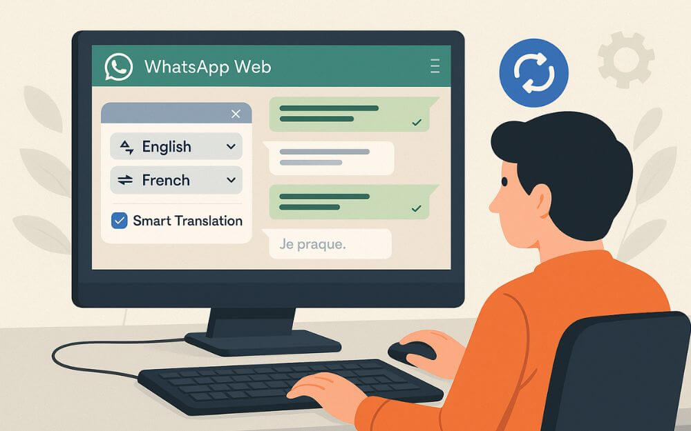 user translating whatsapp messages