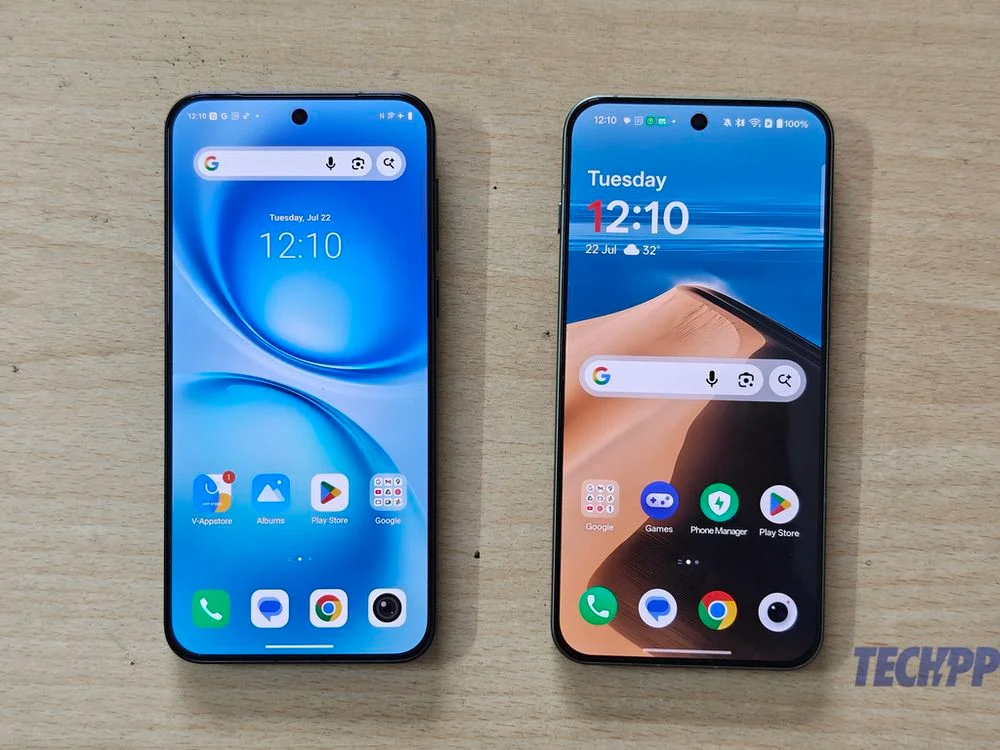 vivo x200 fe vs oneplus 13s software