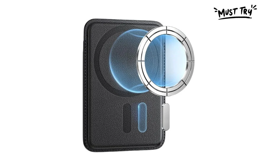 esr magnetic wallet vegan leather 
