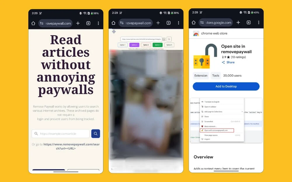 remove paywall