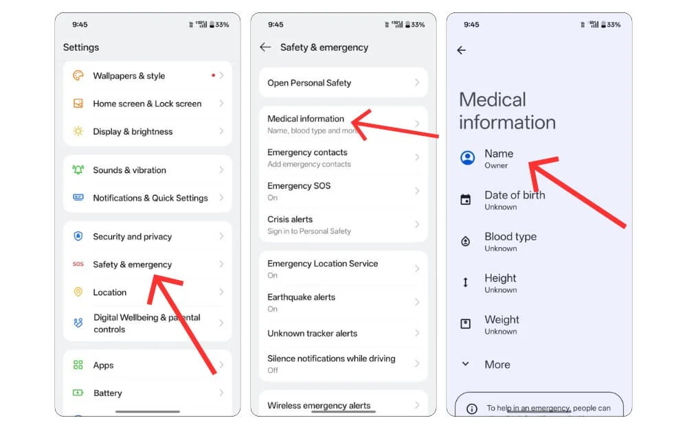 how to add emergency information to your android smartphone