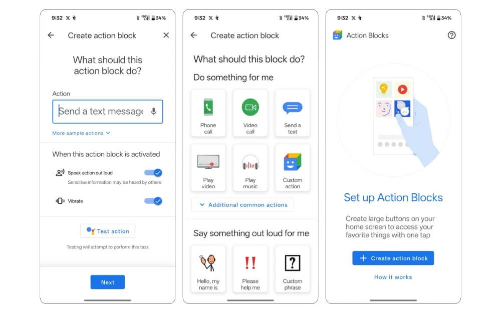 google blocks app for automation 