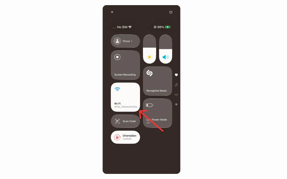 customize apple control centre tiles