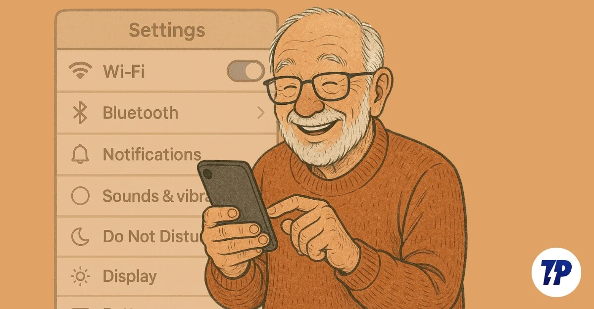 how to make a smartphone easier to read and use for older adults