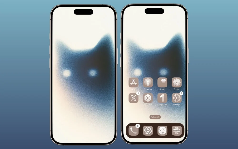 frosted cat shadow wallpaper
