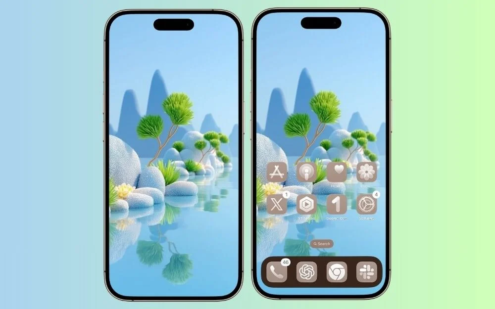 zen glass wallpaper