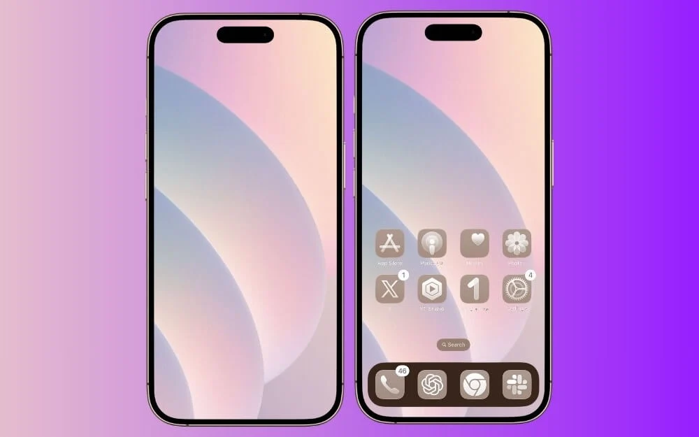 pearl glass wallpaper