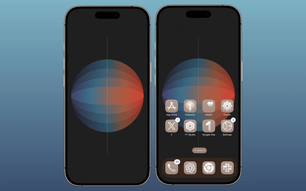 glass sphere wallpaper