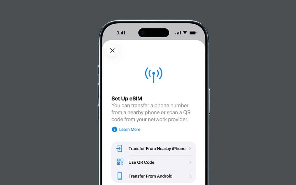iPhone Air Essim iphone air esim