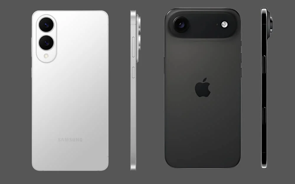 iPhone Air gegen Samsung Galaxy S25 Edge iphone air vs samsung galaxy s25 edge