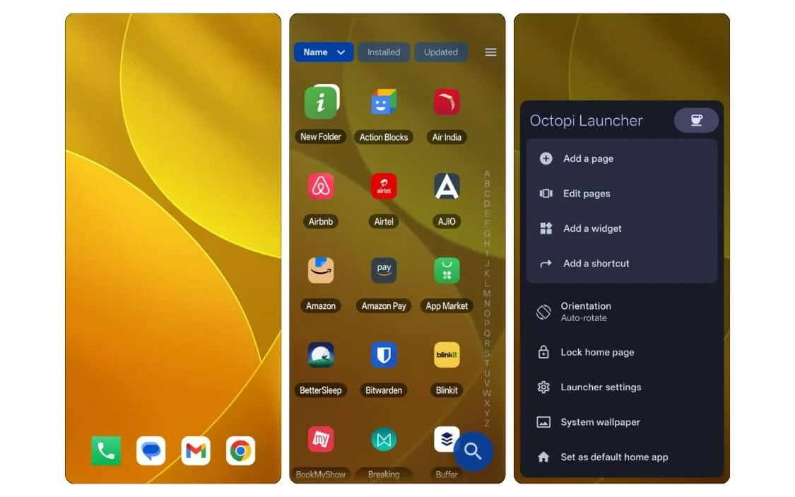 octopi launcher 