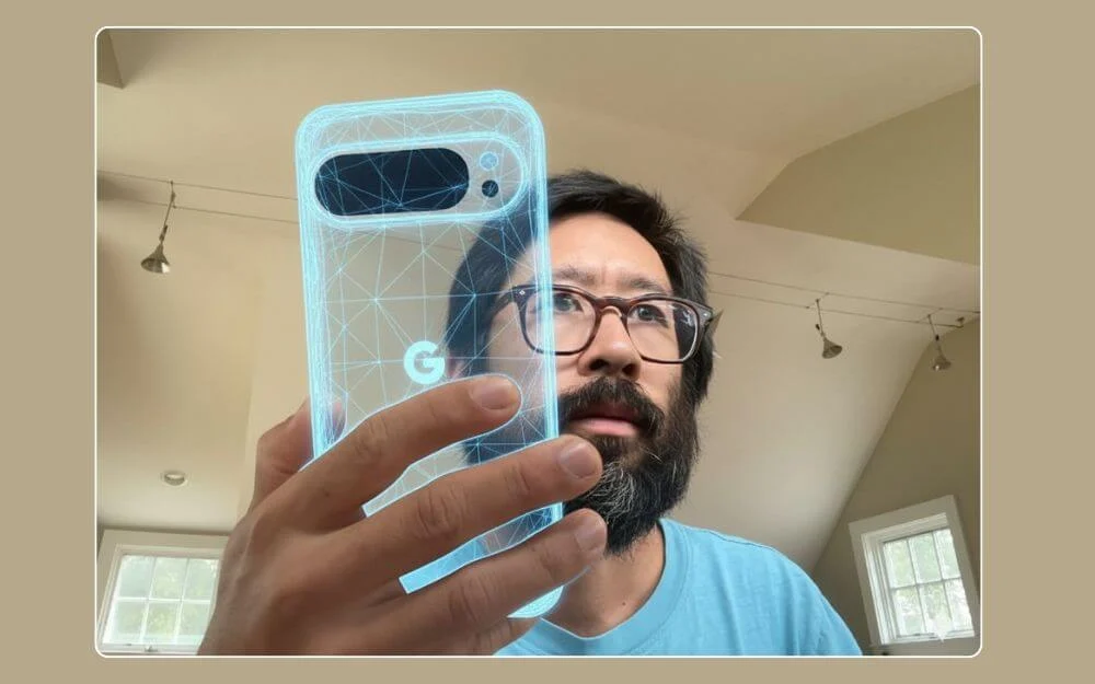 turn image into 3d transparent line art hologram