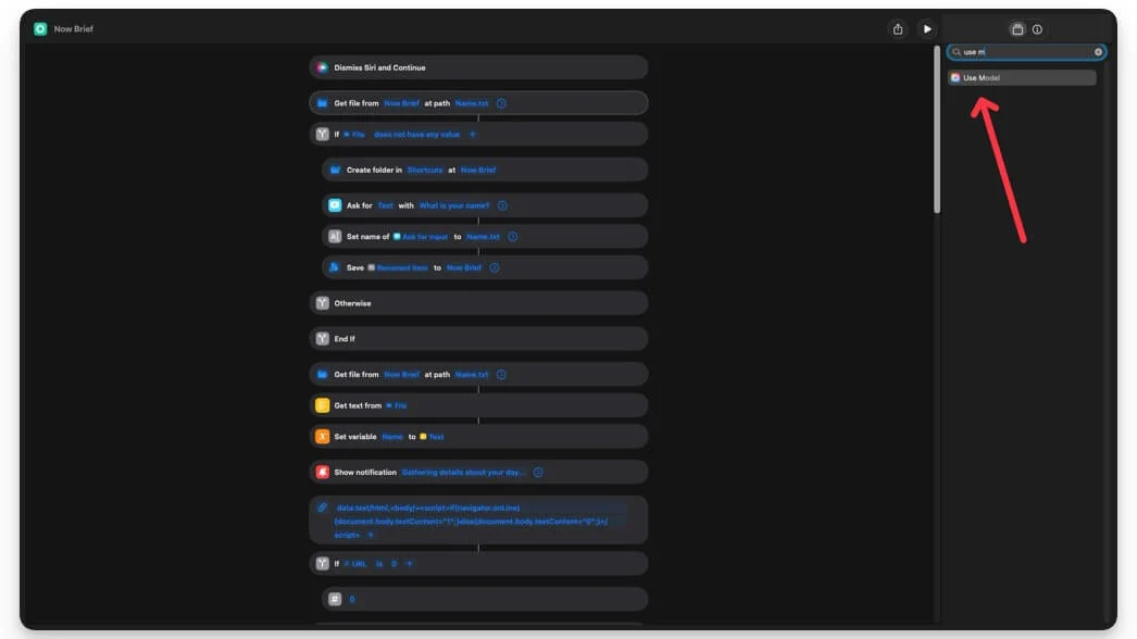 use apple intelligence models in shortcuts