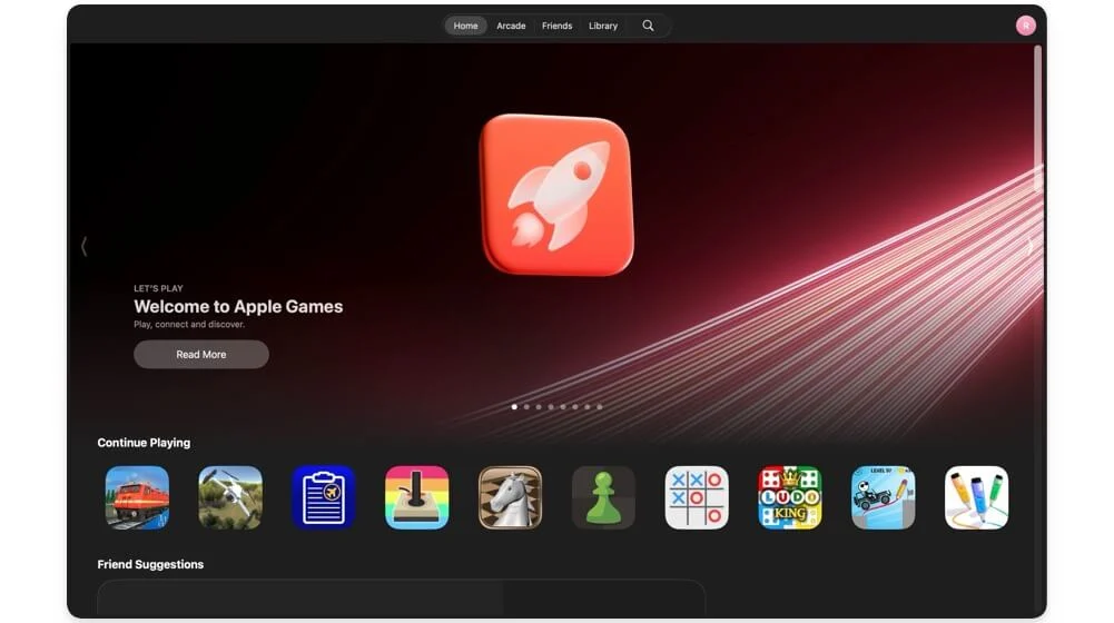 games app on mac