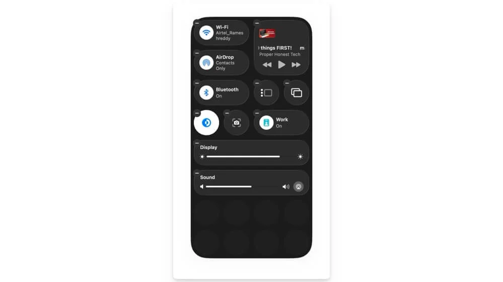 customize your control center on macos