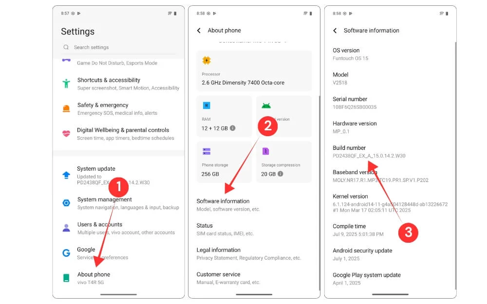 how to enable developer options in vivo smartphone