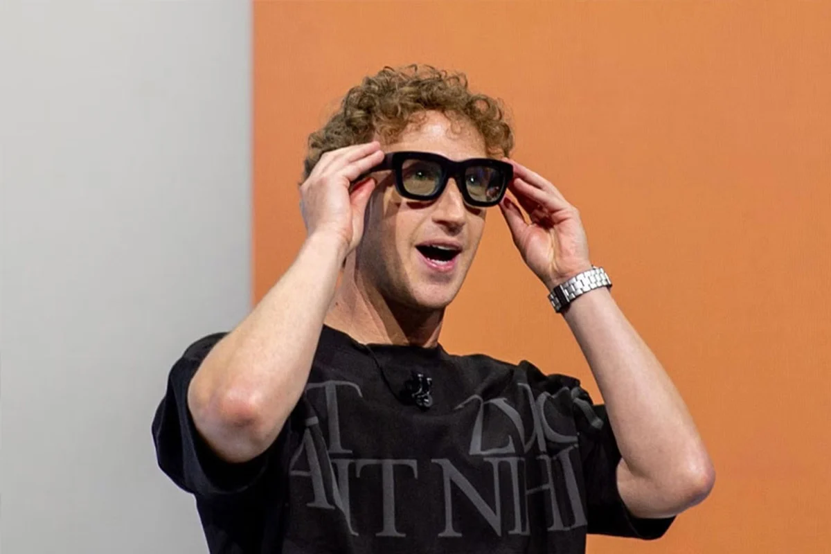 zuckerberg meta ray ban display glasses