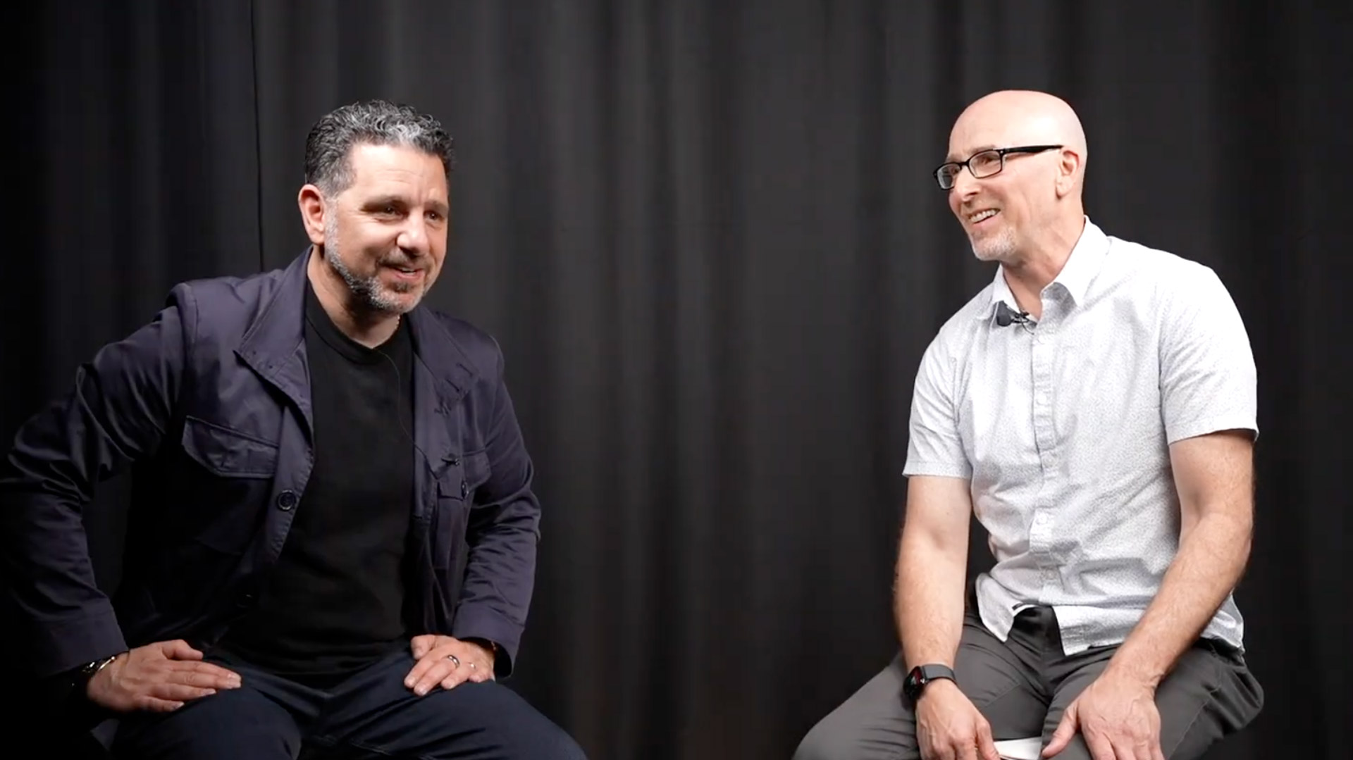 Panos Panay y Lance Ulanoff
