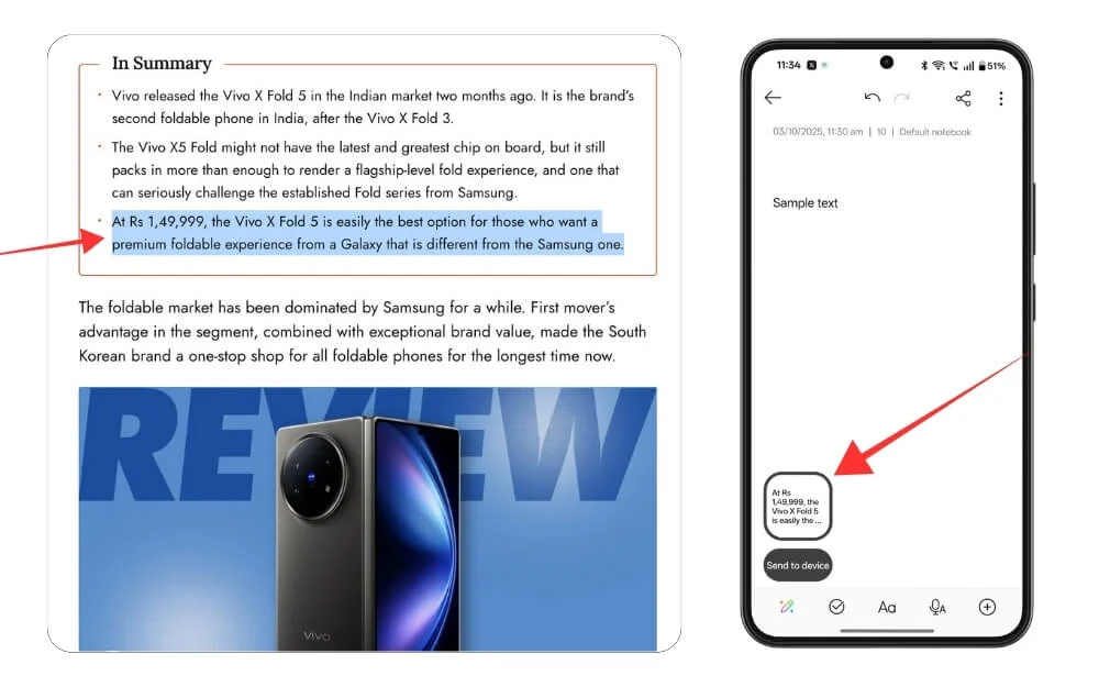 how to share clipboard content from mac to android