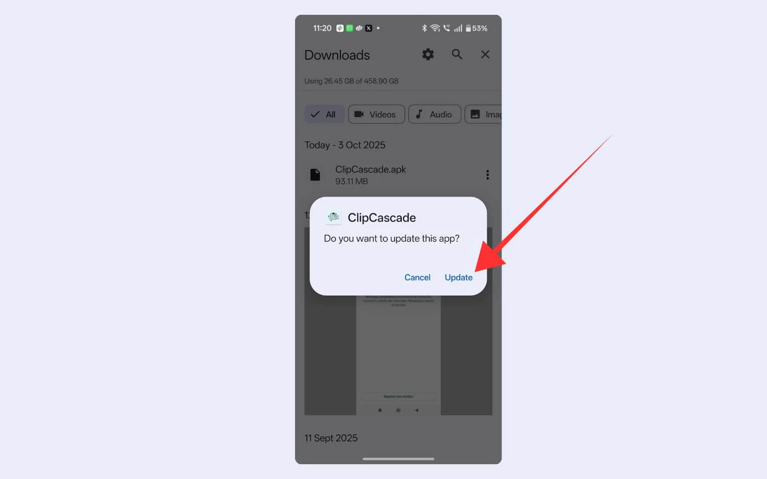 install clipcascade app on android