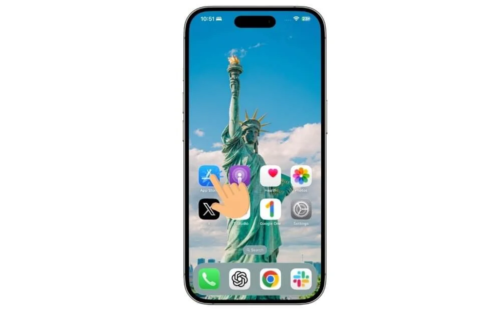 open app store on your iphone