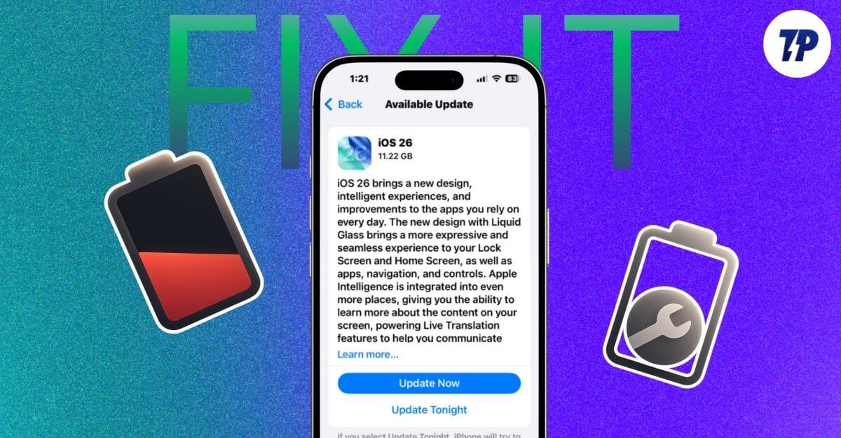 how to fix battery drain issues after updating to ios 26