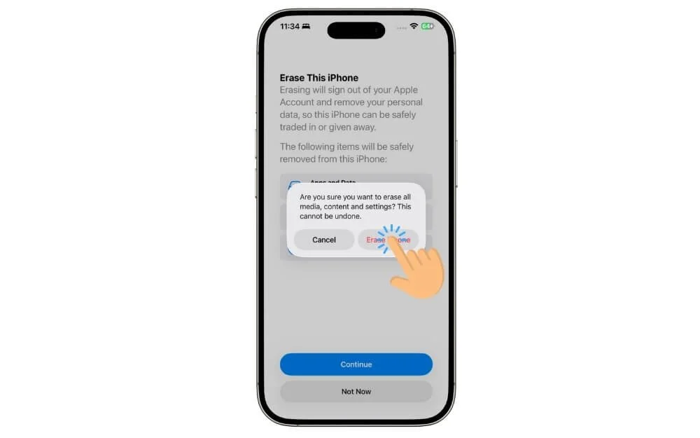 erase your iphone