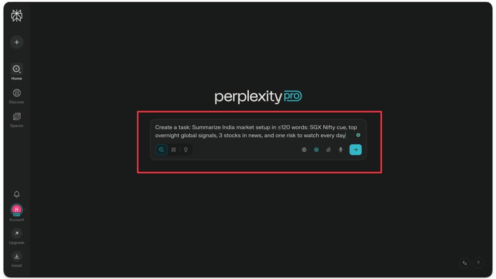 task prompt