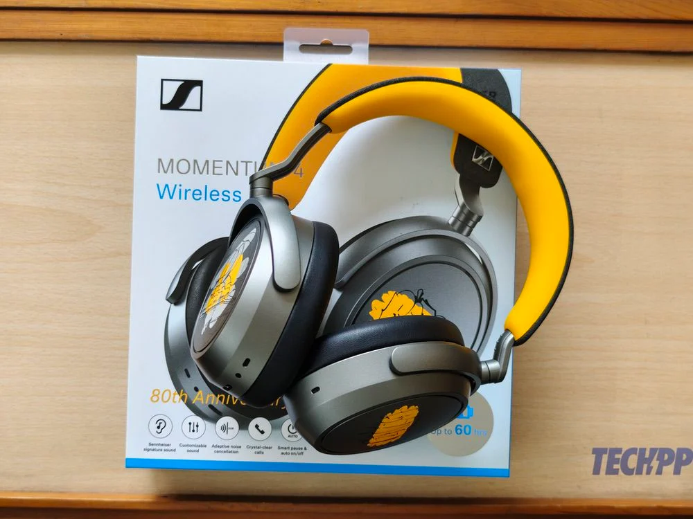 sennheiser momentum 4 wireless anniversary edition design