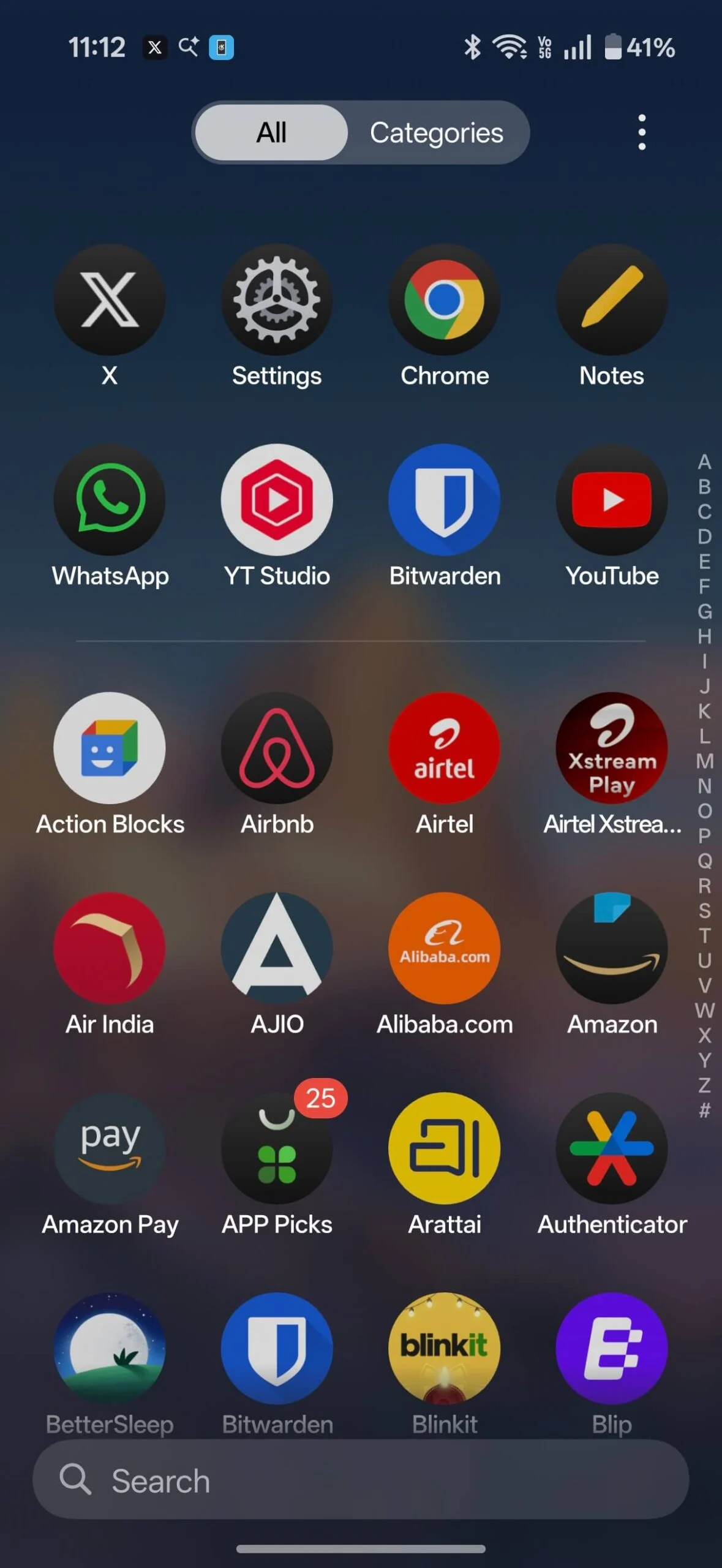 oxygenos 16 drawer